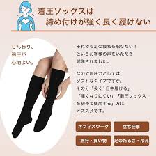 日本製 着圧ソックス（弱圧）レディース 23-25cm