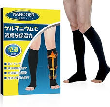[NANOOER] メンズ着圧ソックス 1足組