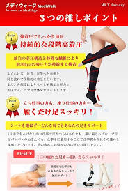 メディウォーク レディース着圧ソックス