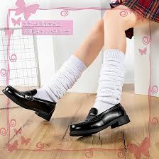 ルーズソックス 白 60cm 学生制服用