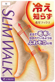 スリムウォーク 冷え知らず着圧ソックス