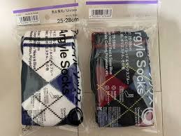 ファミリーマート アーガイル靴下