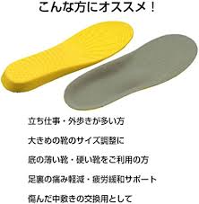 インソール 衝撃吸収 低反発中敷き