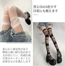 [Laisve] レディース レースニーハイソックス