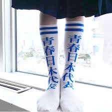 新しい学校のリーダーズ 女子用青春靴下（白）