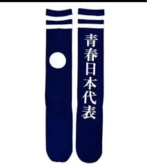 アマゾン | 新学校リーダーズ ソックス L 紺色